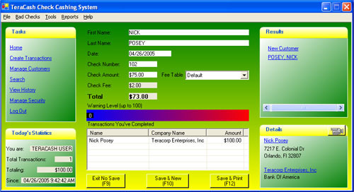 TeraCash Screenshot
